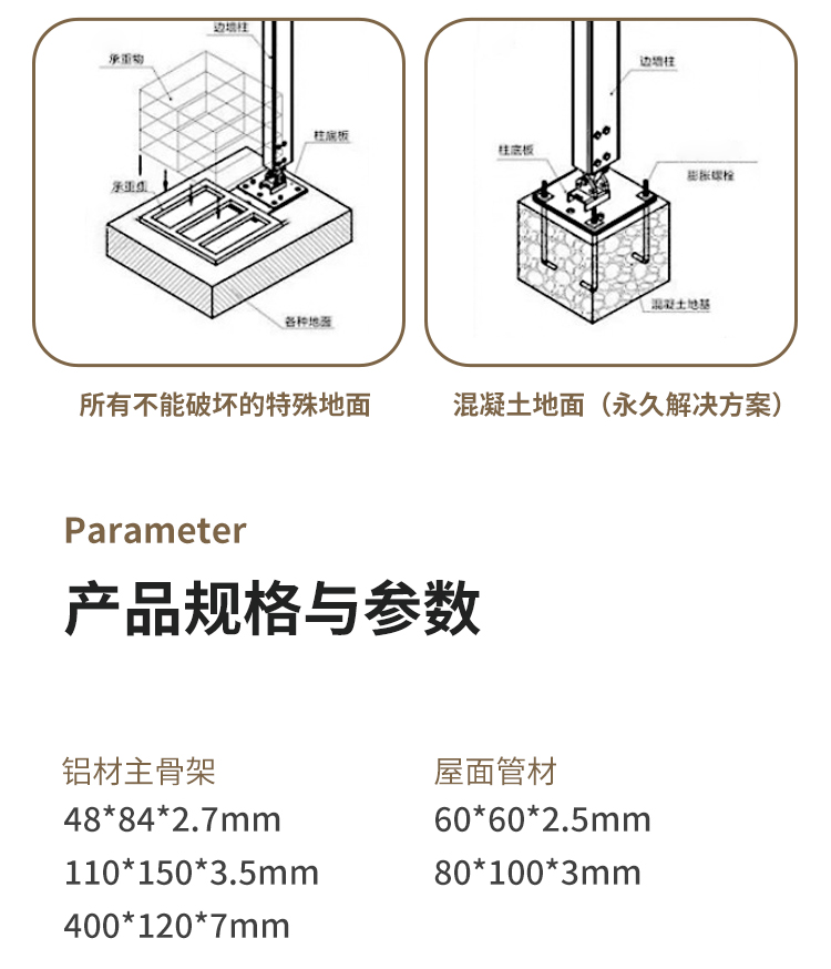 雕塑防护篷房